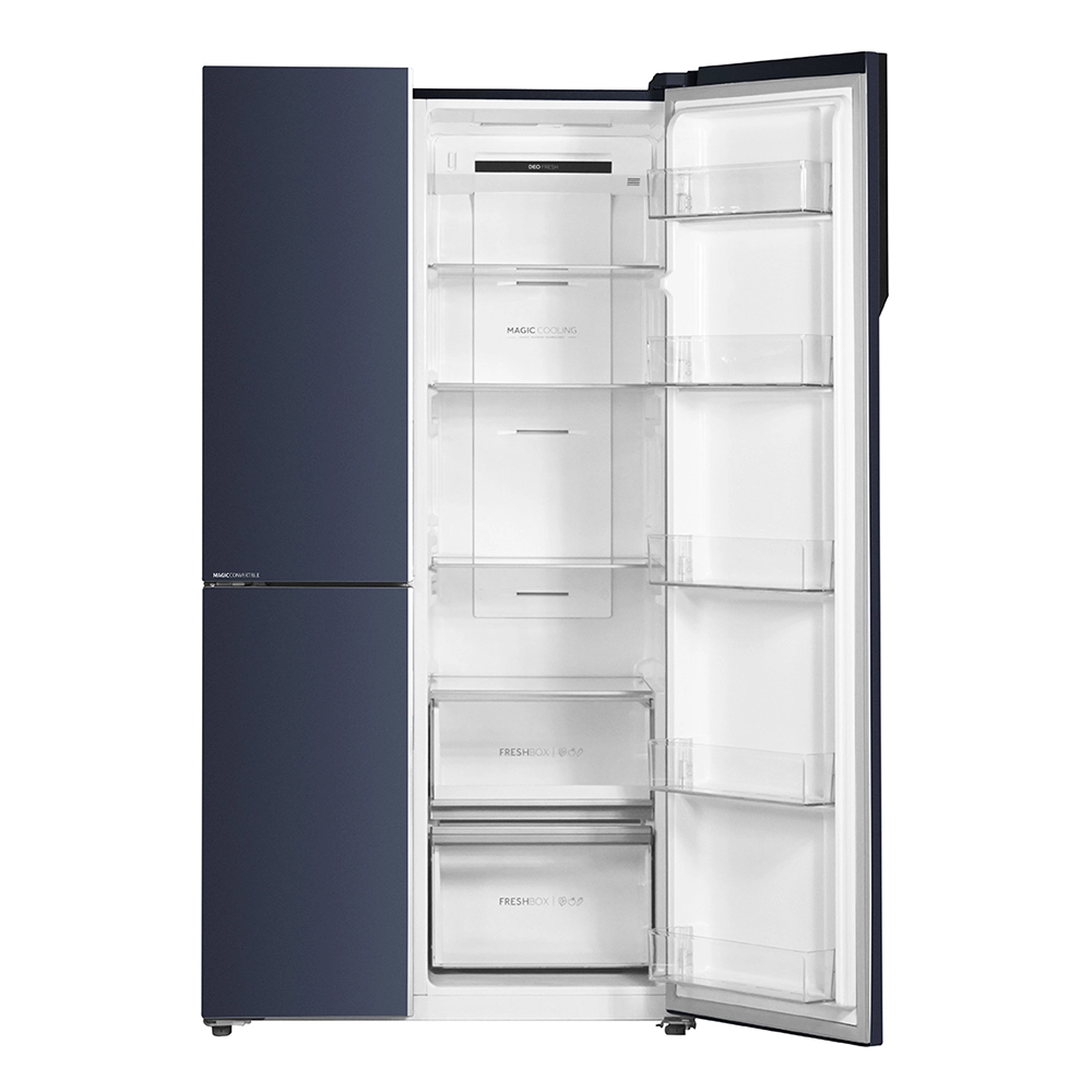 Haier  598 L 3 Door   convertible Side by Side  Refrigerator, Expert Inverter Technology , HRT-683GK